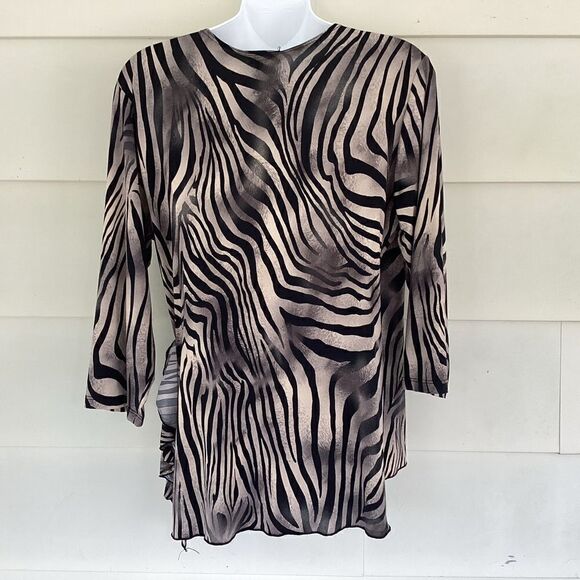 Vintage Gemma cross front blouse.  0224 - Picture 4 of 7